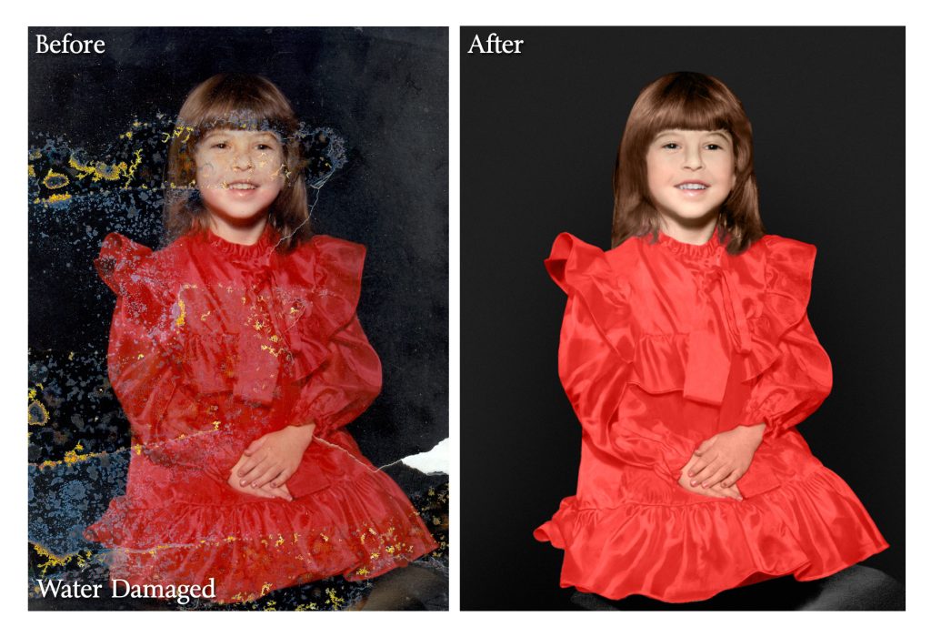 damaged photo restoration